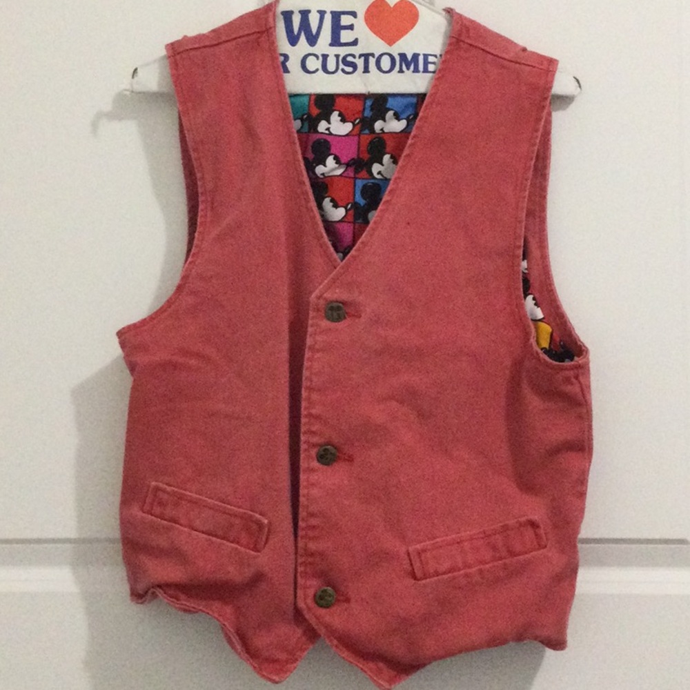 Mickey Mouse denim vest